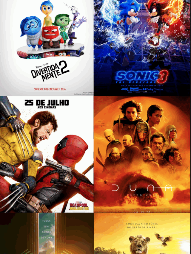 Os 10 filmes mais lucrativos de 2024
